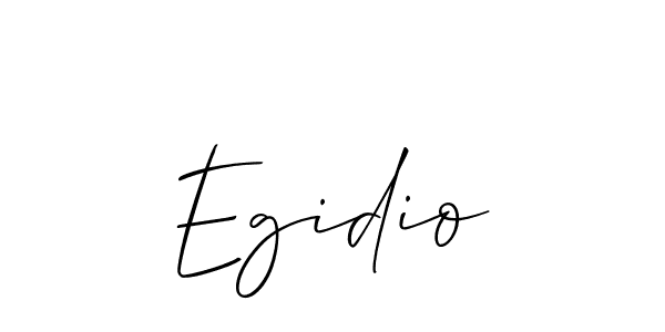 Make a short Egidio signature style. Manage your documents anywhere anytime using Allison_Script. Create and add eSignatures, submit forms, share and send files easily. Egidio signature style 2 images and pictures png