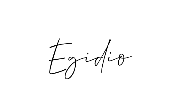 Make a short Egidio signature style. Manage your documents anywhere anytime using Allison_Script. Create and add eSignatures, submit forms, share and send files easily. Egidio signature style 2 images and pictures png