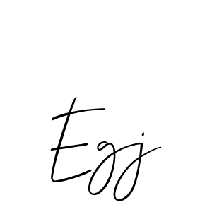 It looks lik you need a new signature style for name Egj. Design unique handwritten (Allison_Script) signature with our free signature maker in just a few clicks. Egj signature style 2 images and pictures png