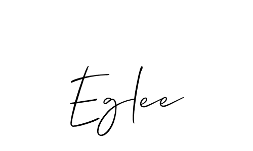 The best way (Allison_Script) to make a short signature is to pick only two or three words in your name. The name Eglee include a total of six letters. For converting this name. Eglee signature style 2 images and pictures png