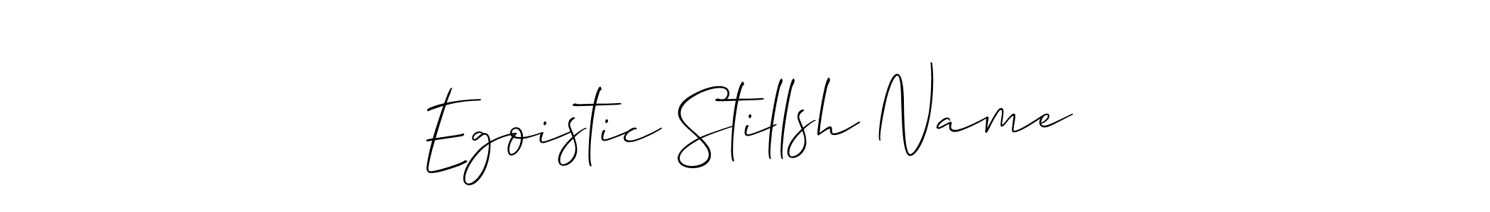 if you are searching for the best signature style for your name Egoistic Stillsh Name. so please give up your signature search. here we have designed multiple signature styles  using Allison_Script. Egoistic Stillsh Name signature style 2 images and pictures png