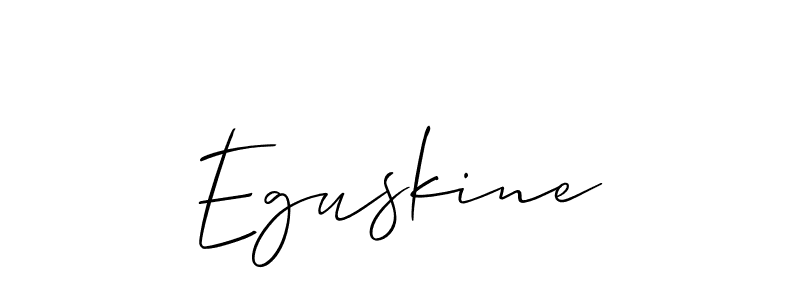 Make a beautiful signature design for name Eguskine. Use this online signature maker to create a handwritten signature for free. Eguskine signature style 2 images and pictures png