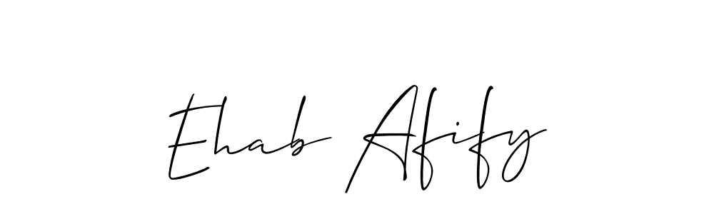 Best and Professional Signature Style for Ehab Afify. Allison_Script Best Signature Style Collection. Ehab Afify signature style 2 images and pictures png