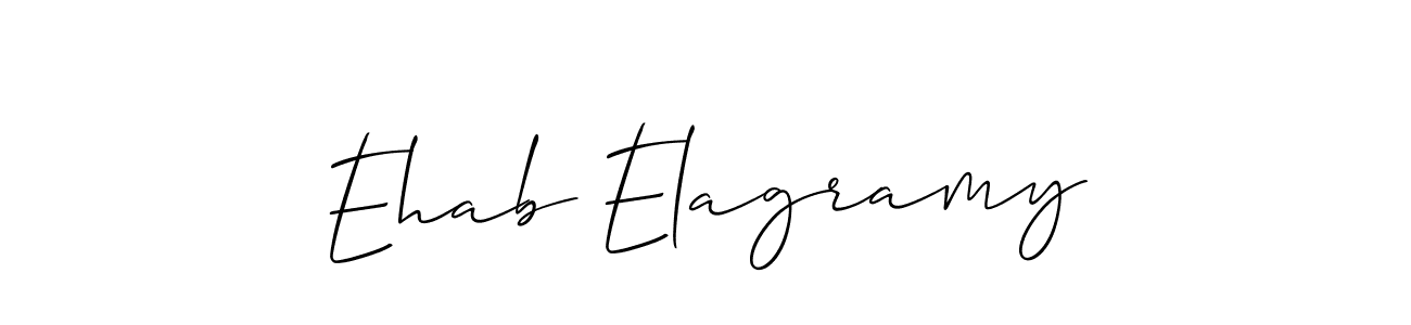 Similarly Allison_Script is the best handwritten signature design. Signature creator online .You can use it as an online autograph creator for name Ehab Elagramy. Ehab Elagramy signature style 2 images and pictures png