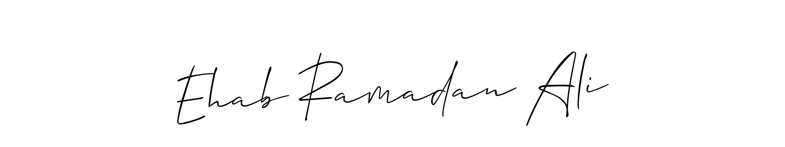 Here are the top 10 professional signature styles for the name Ehab Ramadan Ali. These are the best autograph styles you can use for your name. Ehab Ramadan Ali signature style 2 images and pictures png