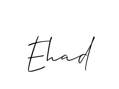 You should practise on your own different ways (Allison_Script) to write your name (Ehad) in signature. don't let someone else do it for you. Ehad signature style 2 images and pictures png