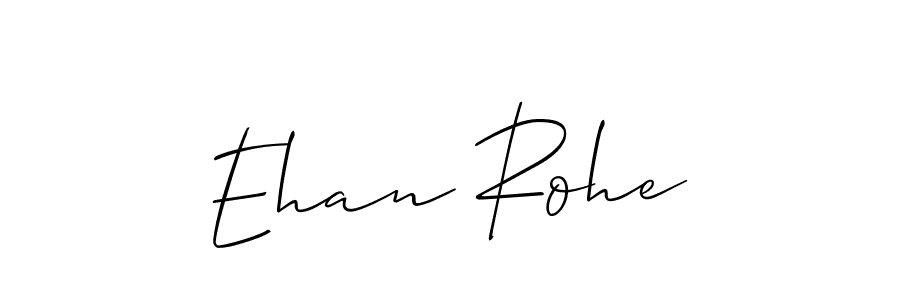 Create a beautiful signature design for name Ehan Rohe. With this signature (Allison_Script) fonts, you can make a handwritten signature for free. Ehan Rohe signature style 2 images and pictures png