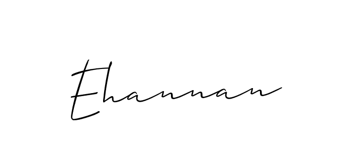 Ehannan stylish signature style. Best Handwritten Sign (Allison_Script) for my name. Handwritten Signature Collection Ideas for my name Ehannan. Ehannan signature style 2 images and pictures png