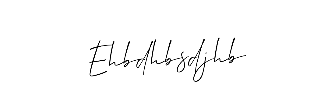 Ehbdhbsdjhb stylish signature style. Best Handwritten Sign (Allison_Script) for my name. Handwritten Signature Collection Ideas for my name Ehbdhbsdjhb. Ehbdhbsdjhb signature style 2 images and pictures png