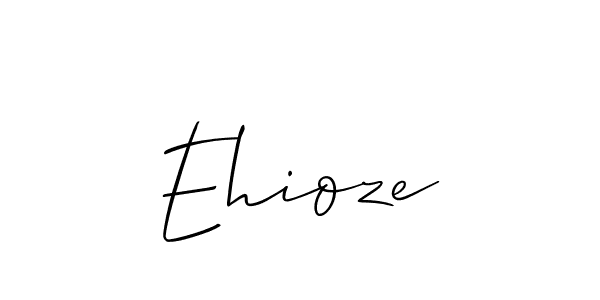 How to make Ehioze signature? Allison_Script is a professional autograph style. Create handwritten signature for Ehioze name. Ehioze signature style 2 images and pictures png