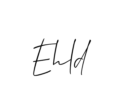 This is the best signature style for the Ehld name. Also you like these signature font (Allison_Script). Mix name signature. Ehld signature style 2 images and pictures png