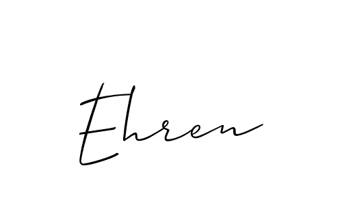 Make a beautiful signature design for name Ehren. Use this online signature maker to create a handwritten signature for free. Ehren signature style 2 images and pictures png