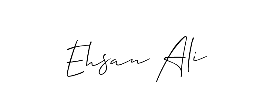 How to make Ehsan Ali signature? Allison_Script is a professional autograph style. Create handwritten signature for Ehsan Ali name. Ehsan Ali signature style 2 images and pictures png