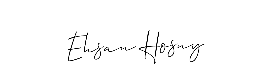 Similarly Allison_Script is the best handwritten signature design. Signature creator online .You can use it as an online autograph creator for name Ehsan Hosny. Ehsan Hosny signature style 2 images and pictures png