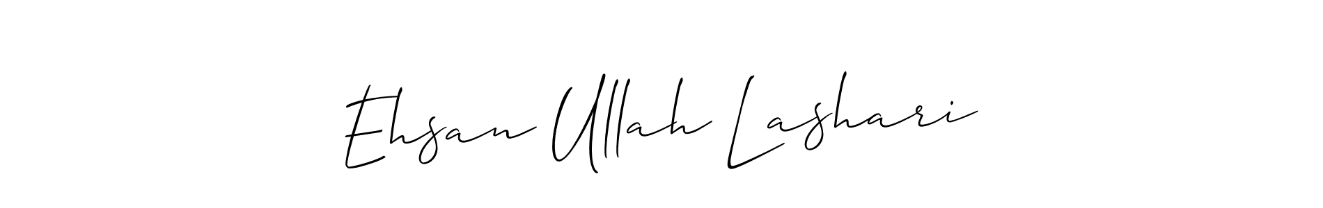 This is the best signature style for the Ehsan Ullah Lashari name. Also you like these signature font (Allison_Script). Mix name signature. Ehsan Ullah Lashari signature style 2 images and pictures png
