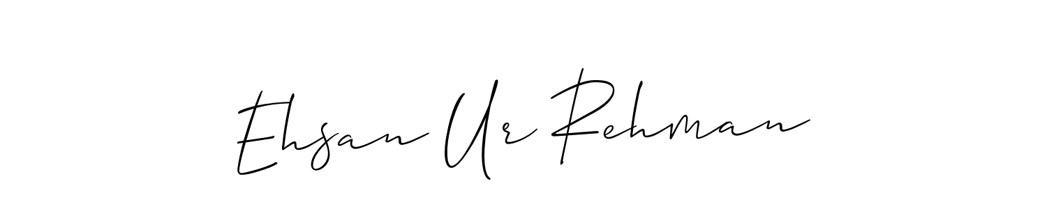 How to Draw Ehsan Ur Rehman signature style? Allison_Script is a latest design signature styles for name Ehsan Ur Rehman. Ehsan Ur Rehman signature style 2 images and pictures png