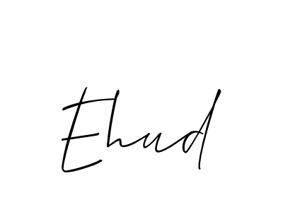 Best and Professional Signature Style for Ehud. Allison_Script Best Signature Style Collection. Ehud signature style 2 images and pictures png