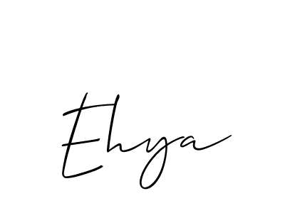 if you are searching for the best signature style for your name Ehya. so please give up your signature search. here we have designed multiple signature styles  using Allison_Script. Ehya signature style 2 images and pictures png