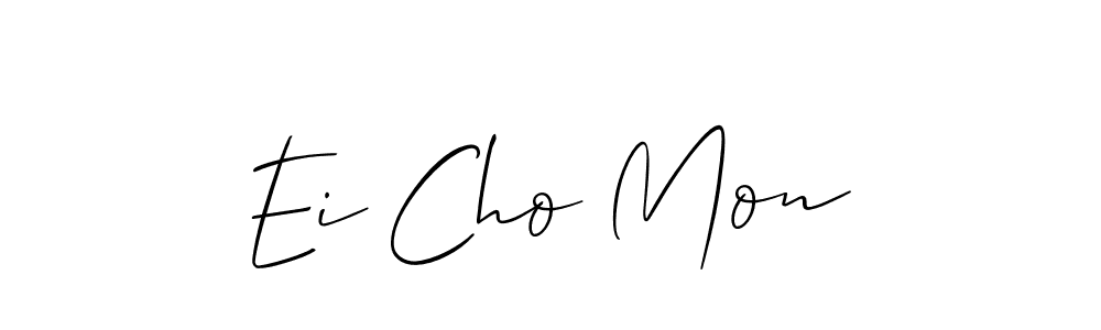 This is the best signature style for the Ei Cho Mon name. Also you like these signature font (Allison_Script). Mix name signature. Ei Cho Mon signature style 2 images and pictures png