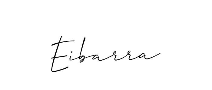 Allison_Script is a professional signature style that is perfect for those who want to add a touch of class to their signature. It is also a great choice for those who want to make their signature more unique. Get Eibarra name to fancy signature for free. Eibarra signature style 2 images and pictures png