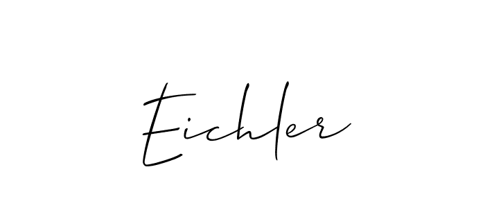 Make a beautiful signature design for name Eichler. With this signature (Allison_Script) style, you can create a handwritten signature for free. Eichler signature style 2 images and pictures png