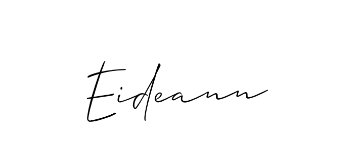 Also we have Eideann name is the best signature style. Create professional handwritten signature collection using Allison_Script autograph style. Eideann signature style 2 images and pictures png