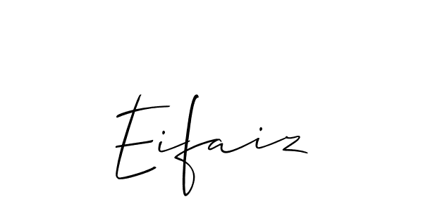 Eifaiz stylish signature style. Best Handwritten Sign (Allison_Script) for my name. Handwritten Signature Collection Ideas for my name Eifaiz. Eifaiz signature style 2 images and pictures png