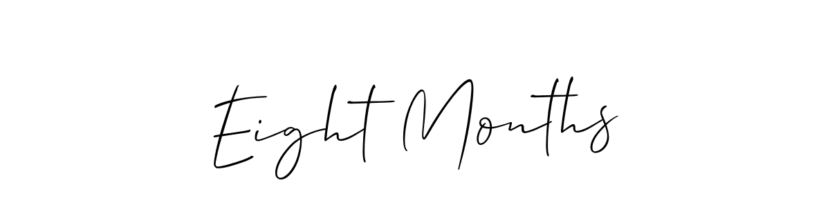 Make a beautiful signature design for name Eight Months. Use this online signature maker to create a handwritten signature for free. Eight Months signature style 2 images and pictures png