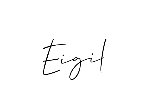 Similarly Allison_Script is the best handwritten signature design. Signature creator online .You can use it as an online autograph creator for name Eigil. Eigil signature style 2 images and pictures png