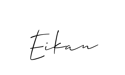 Also You can easily find your signature by using the search form. We will create Eikan name handwritten signature images for you free of cost using Allison_Script sign style. Eikan signature style 2 images and pictures png