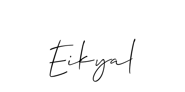 This is the best signature style for the Eikyal name. Also you like these signature font (Allison_Script). Mix name signature. Eikyal signature style 2 images and pictures png