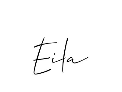 Make a beautiful signature design for name Eila. Use this online signature maker to create a handwritten signature for free. Eila signature style 2 images and pictures png