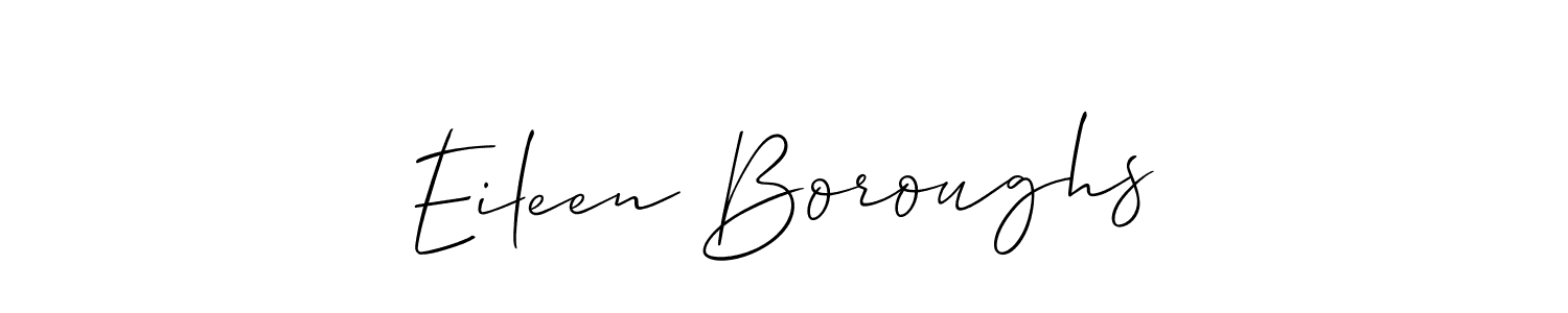 Also You can easily find your signature by using the search form. We will create Eileen Boroughs name handwritten signature images for you free of cost using Allison_Script sign style. Eileen Boroughs signature style 2 images and pictures png