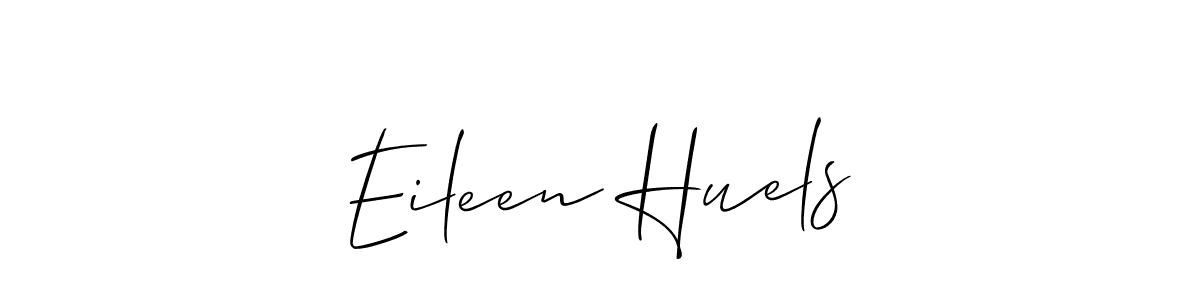 The best way (Allison_Script) to make a short signature is to pick only two or three words in your name. The name Eileen Huels include a total of six letters. For converting this name. Eileen Huels signature style 2 images and pictures png