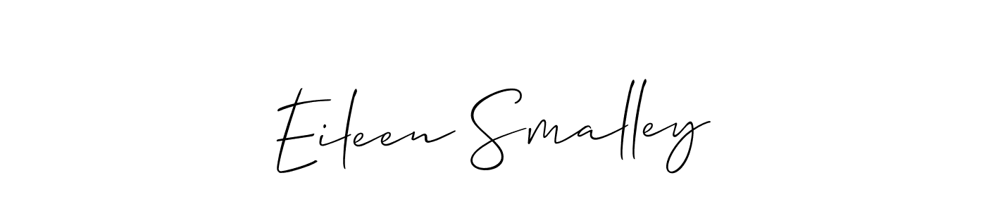 How to Draw Eileen Smalley signature style? Allison_Script is a latest design signature styles for name Eileen Smalley. Eileen Smalley signature style 2 images and pictures png