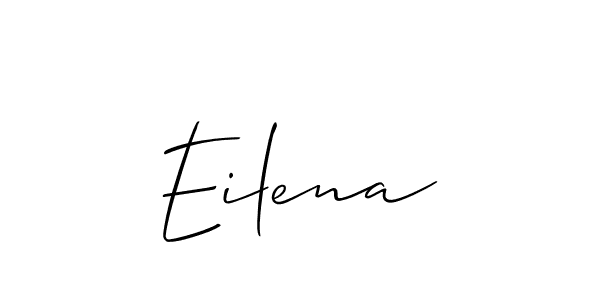 It looks lik you need a new signature style for name Eilena. Design unique handwritten (Allison_Script) signature with our free signature maker in just a few clicks. Eilena signature style 2 images and pictures png