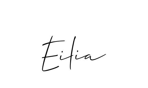 if you are searching for the best signature style for your name Eilia. so please give up your signature search. here we have designed multiple signature styles  using Allison_Script. Eilia signature style 2 images and pictures png