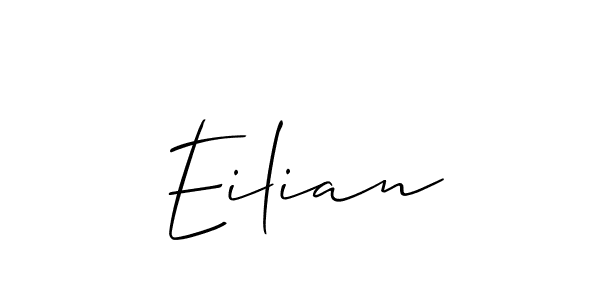 Similarly Allison_Script is the best handwritten signature design. Signature creator online .You can use it as an online autograph creator for name Eilian. Eilian signature style 2 images and pictures png