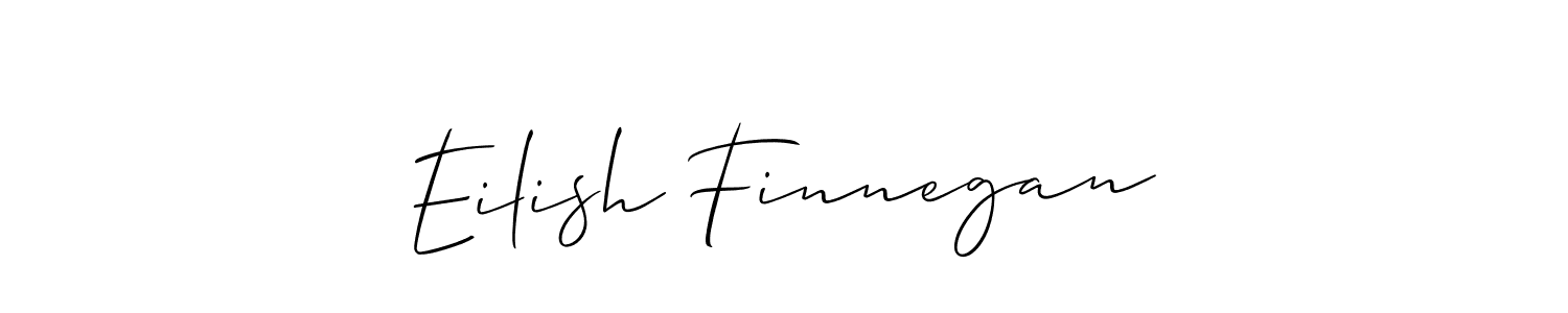 Create a beautiful signature design for name Eilish Finnegan. With this signature (Allison_Script) fonts, you can make a handwritten signature for free. Eilish Finnegan signature style 2 images and pictures png