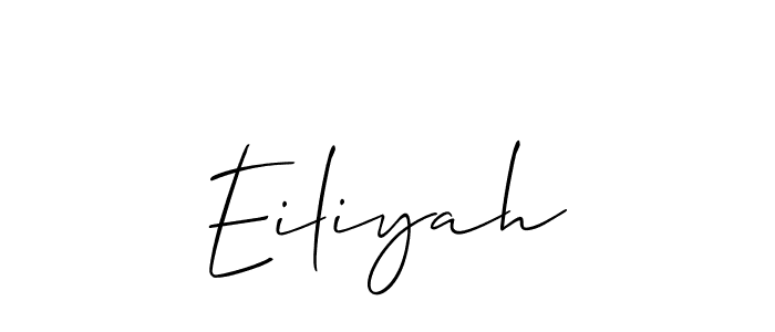 You can use this online signature creator to create a handwritten signature for the name Eiliyah. This is the best online autograph maker. Eiliyah signature style 2 images and pictures png
