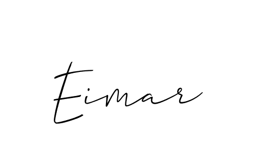 Make a beautiful signature design for name Eimar. With this signature (Allison_Script) style, you can create a handwritten signature for free. Eimar signature style 2 images and pictures png
