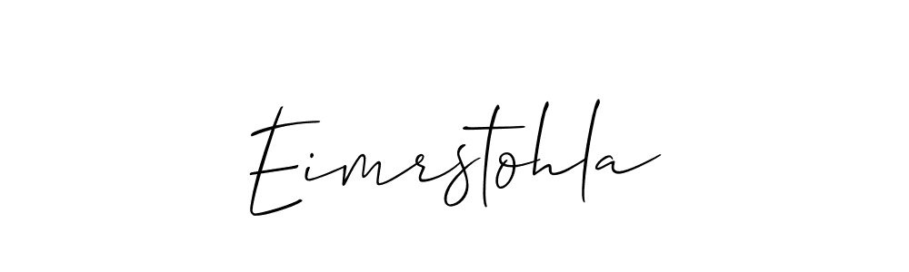 Once you've used our free online signature maker to create your best signature Allison_Script style, it's time to enjoy all of the benefits that Eimrstohla name signing documents. Eimrstohla signature style 2 images and pictures png