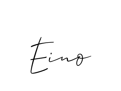 Similarly Allison_Script is the best handwritten signature design. Signature creator online .You can use it as an online autograph creator for name Eino. Eino signature style 2 images and pictures png