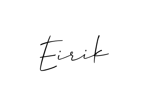 How to Draw Eirik signature style? Allison_Script is a latest design signature styles for name Eirik. Eirik signature style 2 images and pictures png