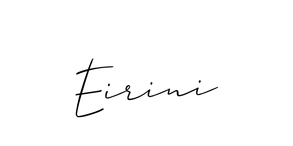 Make a beautiful signature design for name Eirini. Use this online signature maker to create a handwritten signature for free. Eirini signature style 2 images and pictures png