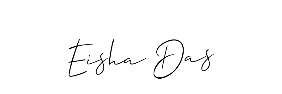 How to make Eisha Das signature? Allison_Script is a professional autograph style. Create handwritten signature for Eisha Das name. Eisha Das signature style 2 images and pictures png
