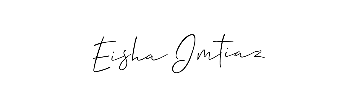 Make a beautiful signature design for name Eisha Imtiaz. Use this online signature maker to create a handwritten signature for free. Eisha Imtiaz signature style 2 images and pictures png