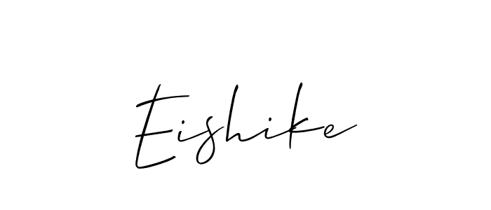 You can use this online signature creator to create a handwritten signature for the name Eishike. This is the best online autograph maker. Eishike signature style 2 images and pictures png