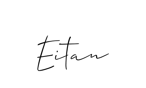 Create a beautiful signature design for name Eitan. With this signature (Allison_Script) fonts, you can make a handwritten signature for free. Eitan signature style 2 images and pictures png