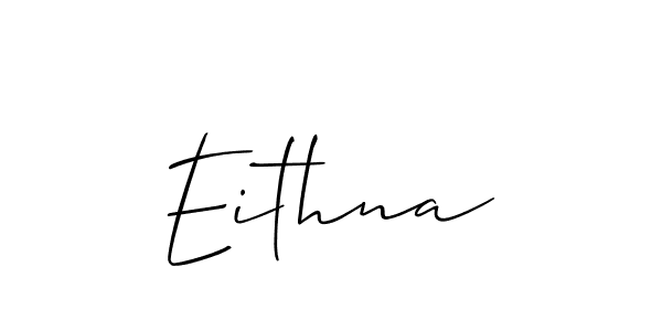 The best way (Allison_Script) to make a short signature is to pick only two or three words in your name. The name Eithna include a total of six letters. For converting this name. Eithna signature style 2 images and pictures png